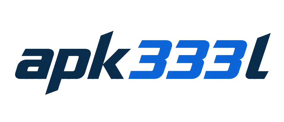 apk 333l logo in green style